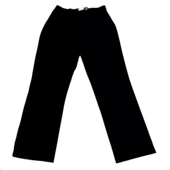 Chico's Design Black Velvet Pull On Elastic Waist Pants Stretch Comfort 3 XL/16 - Picture 1 of 3